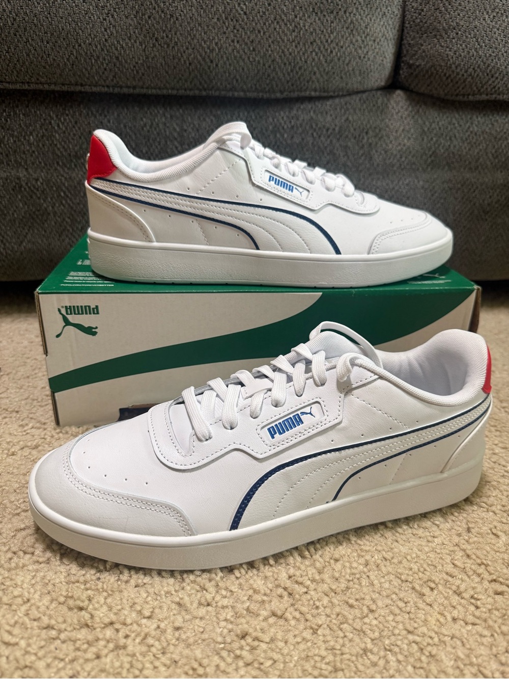Puma BMW M Motorsport Court Guard Mens Shoes White 307573-02 NEW Size 11.5